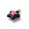 Alloy Enamel Charms ENAM-E362-08B-2
