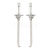Tibetan Style Alloy Big Pendants X-FIND-G078-32H-AS-1