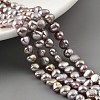 Natural Cultured Freshwater Pearl Beads Strands PEAR-A006-03G-1