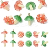 10Pcs 2 Colors Plastic Pendants KY-FS0001-34A-2