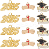 60Pcs 3 Styles Graduation Season Alloy Pendants FIND-SC0013-17-1