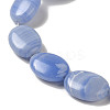 Synthetic Blue Lace Agate Beads Strands G-NH0017-F04-03-3