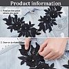 Polyester Embroidered Floral Lace Collar DIY-WH0326-47B-4