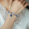 1 Strands Natural K2 Stone/Raindrop Azurite Beads Strands G-BC0001-37-6