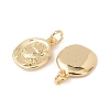 Brass Charms KK-D019-21G-2