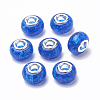 Crackle Resin European Beads RPDL-S012-B02-2
