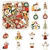 40Pcs Christmas Theme Alloy Enamel Pendants ENAM-FS0004-19-1