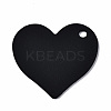 Spray Painted Alloy Pendants PALLOY-Q434-012A-NR-1