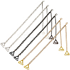 3 Pairs 3 Colors Alloy Rhineetone Link Bra Straps AJEW-CY0001-76-1