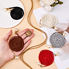 Imitation Leather Braided Chain Belts with Imitation Pearl AJEW-CP0008-67A-3