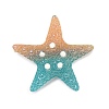 Gradient Color Opaque Resin Decoden Cabochons CRES-P036-01A-01-1