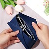 1Pc PU Leather Eyelasses Storage Bag AJEW-CN0002-61B-3