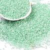 Imitation Cat Eyes Glass Seed Beads SEED-H003-03Y-1