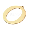 304 Stainless Steel Pendants STAS-C157-01G-O-2
