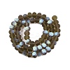Transparent Glass Beads Strands EGLA-A044-T8mm-MB16-3