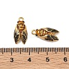 304 Stainless Steel Enamel Pendants STAS-F347-08G-3