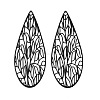 Spray Painted 430 Stainless Steel Pendants STAS-H236-01C-1