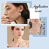 6Pcs 3 Colors Glass Pendants GLAA-AR0001-83-5