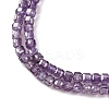 Cubic Zirconia Bead Strands ZIRC-P109-01A-10-3