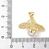 Brass Cubic Zirconia Pendants KK-L253-01G-3