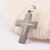 Tarnish Resistant 304 Stainless Steel Pendants LS-STAS-O075-14P-1