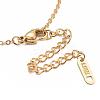 Ion Plating(IP) 304 Stainless Steel Cable Chains Pendant Necklaces NJEW-F267-15G-3