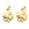 Ion Plating(IP) 304 Stainless Steel Pendants STAS-A047-03G-1