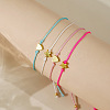 4Pcs Fashion Braided Nylon Cord Bracelets QL9217-2