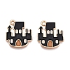 Halloween Alloy Enamel Pendants ENAM-T020-71-1