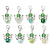 50Pcs Angel Glass Pendant Decoration HJEW-JM02645-03-S-1