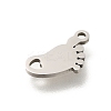 201 Stainless Steel Charms STAS-R132-12P-2