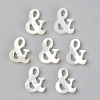 Natural White Shell Mother of Pearl Shell Beads SSHEL-R048-003-1