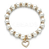 Alloy & Crystal Rhinestone  Charm Bracelets FS-WGAEA4B-06-1
