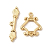 Brass Toggle Clasps KK-P340-51G-2