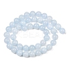 Natural Dyed White Jade Beads Strands GG-CBAEB22-B01-8mm-02-5