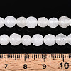 Dyed Natural White Jade Beads Strands X-G-T139-6mm-60-26-5
