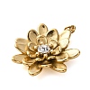 316 Stainless Steel Rhinestone Pendants STAS-K258-39E-G-2