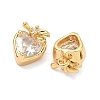 Brass Micro Pave Cubic Zirconia Pendants KK-A281-20G-02-2