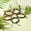 Synthetic Hematite Beads Bracelet for Men Women BJEW-JB06755-2