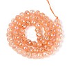Anti-Tarnish Electroplate Glass Beads Strands GLAA-N064-6mm-05-2