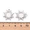 Non-Tarnish 201 Stainless Steel Pendants STAS-N098-140P-3