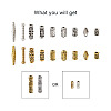 200Pcs 20 Style Tibetan Style Alloy Beads FIND-CD0001-33-3