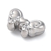 Rack Plating Alloy Beads PALLOY-R450-07P-2