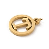 304 Stainless Steel Charms
with Jump Ring STAS-R001-02G-T-2