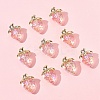 10Pcs Transparent Acrylic Pendants MACR-FS0002-08B-7