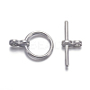 Tibetan Style Toggle Clasps TIBE-AB2035Y-N-NF-1