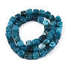 Dyed Natural White Jade Beads Strands LS-G-S364-083A-01-3