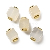 Natural Agate Cube Beads G-G179-02-1