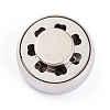 304 Stainless Steel Magnetic Diffuser Locket Aromatherapy Essential Oil Buckle AJEW-M027-07P-2