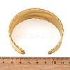304 Stainless Steel Cuff Bangles for Women BJEW-G749-12G-5